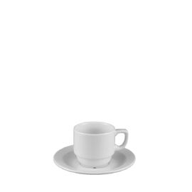 006-016 Kaffegods 24cl Praktik stapelbart Porslin